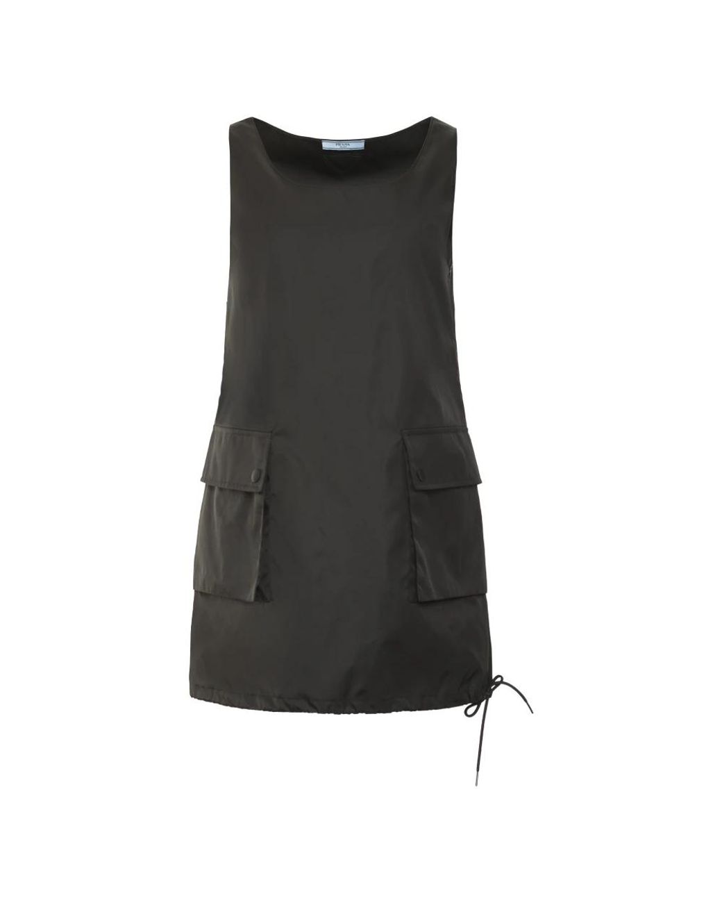 Prada Re-Nylon Mini Jurk in het Black