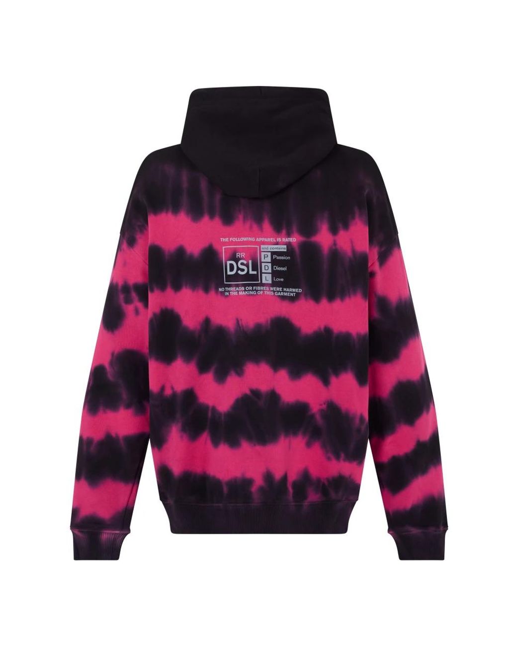 DIESEL Black Hoodies for men
