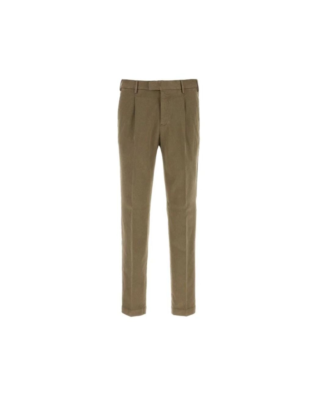 PT Torino Green Suit Trousers for men