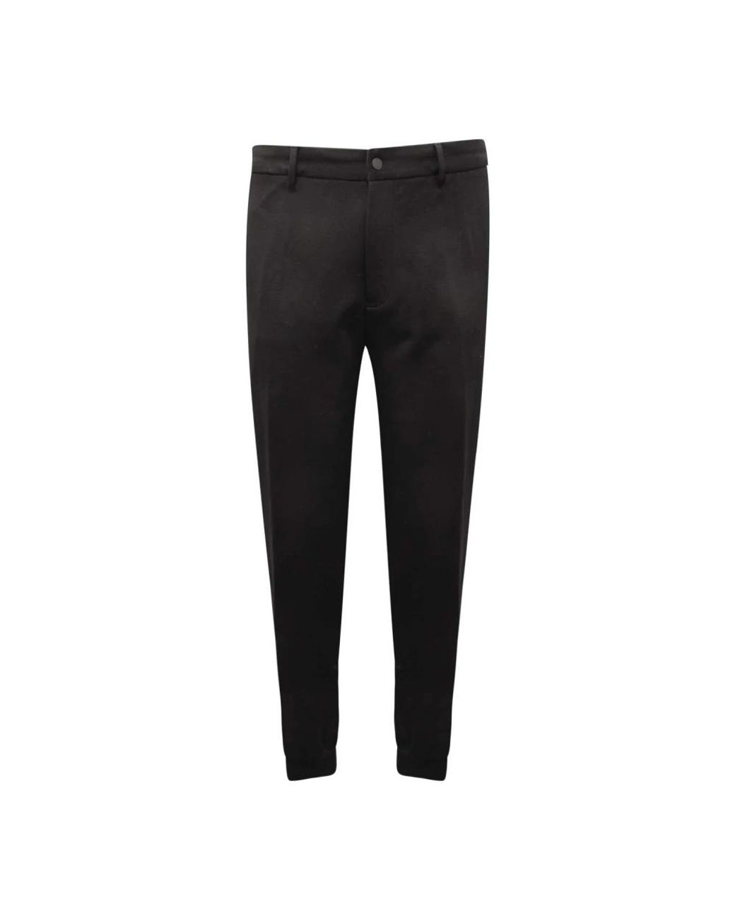 PT01 Black Slim-Fit Trousers for men