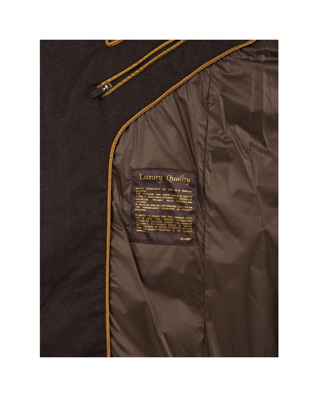 Moorer Jassen ,Bruin ,Bruine Zayn-L Jas in het Black voor heren
