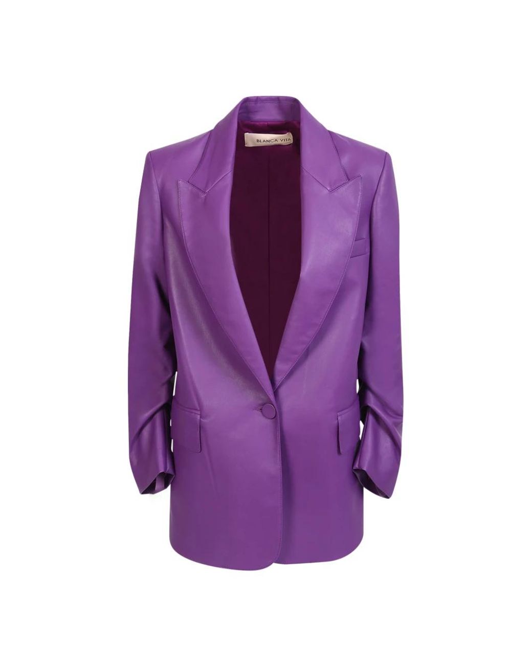 Blanca Vita Purple Blazers