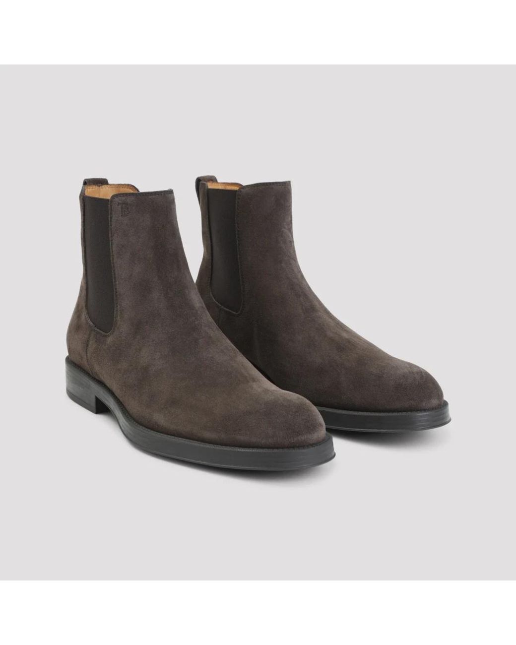 Tod's Brown Chelsea Boots for men
