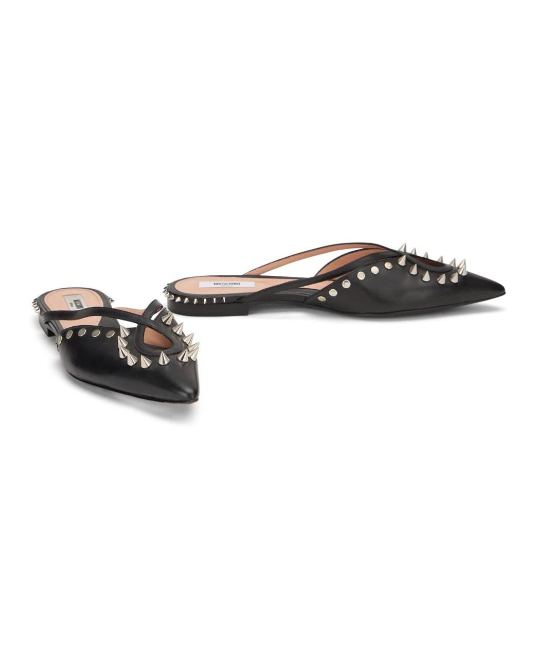 Moschino Black Mules