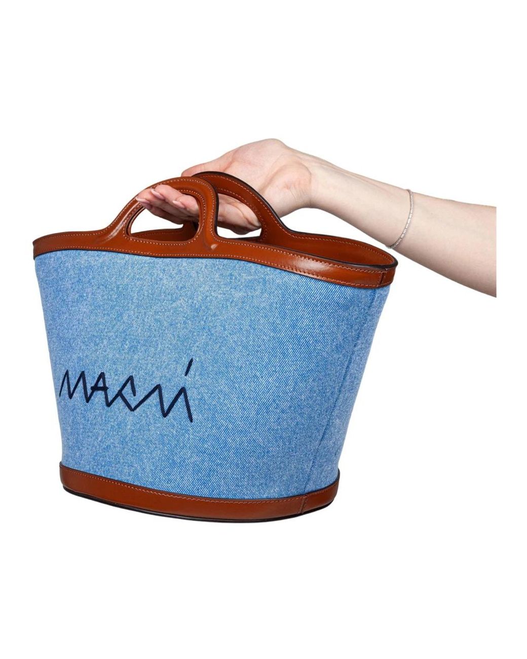 Marni Blue Bucket Bags