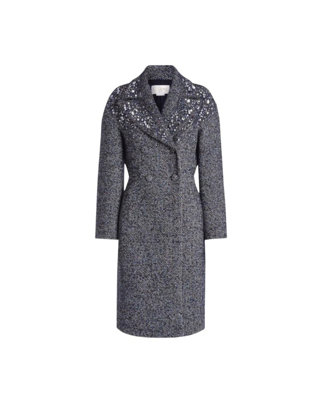 Genny Gray Double-Breasted Coats