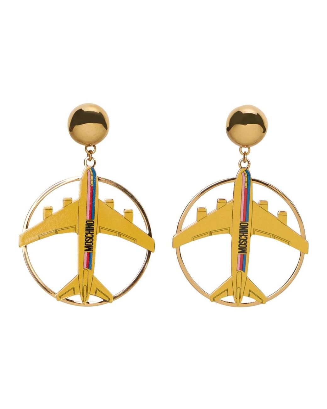 Moschino Metallic Earrings