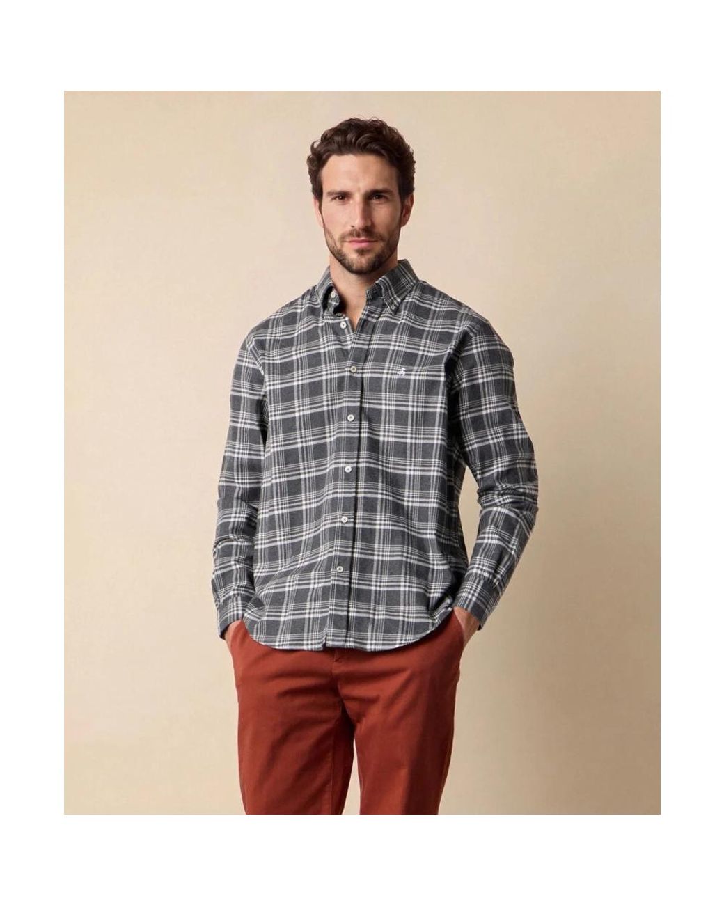 Brooks Brothers Gray Casual Shirts for men