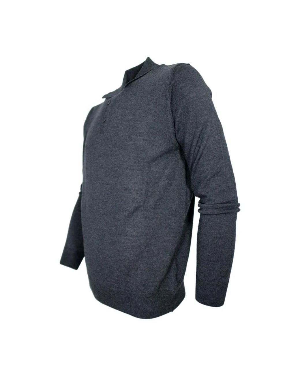 Cashmere Company Blue Round-Neck Knitwear for men