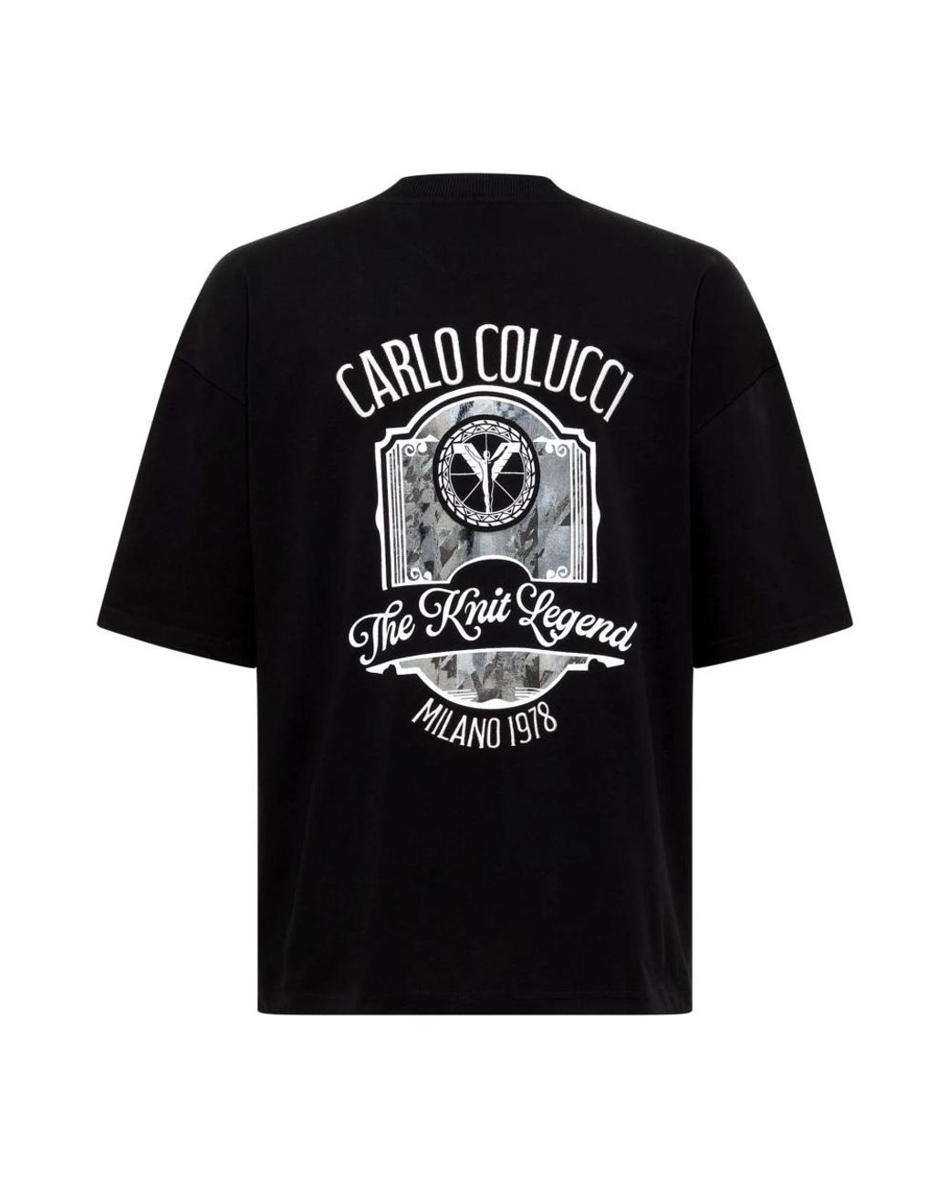 carlo colucci Black T-Shirts for men