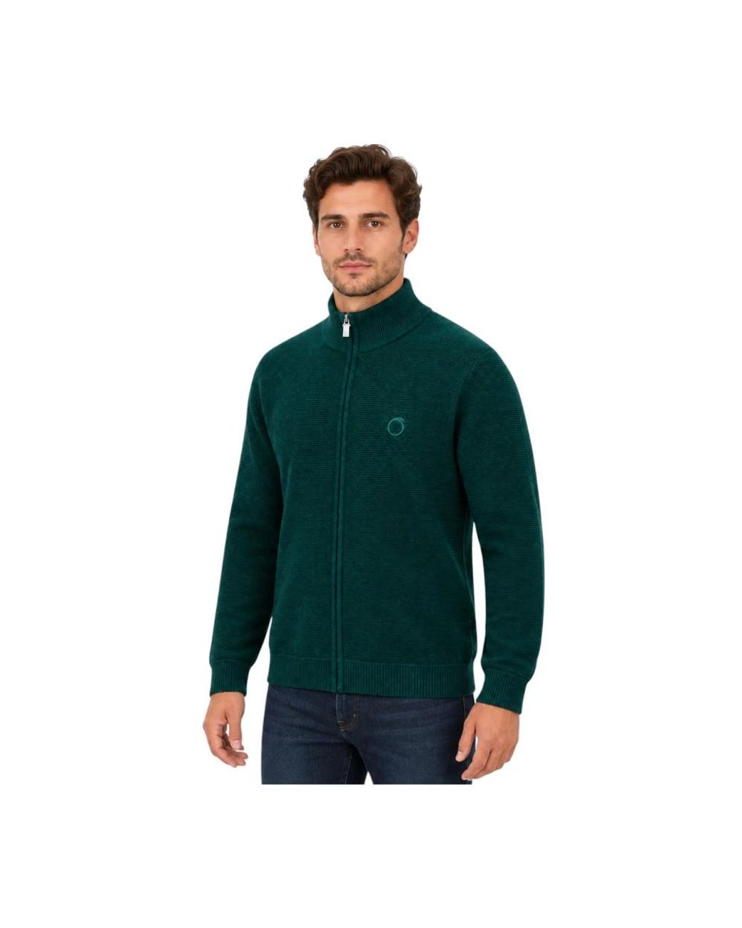 Trussardi Green Cardigans for men