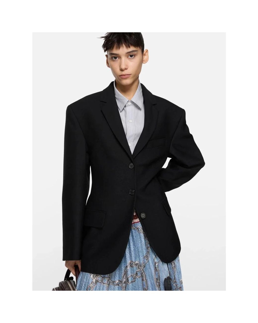 Blazers Acne en coloris Black