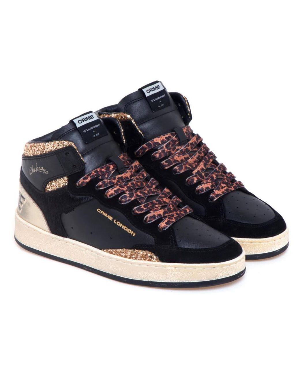 Crime London Blue Sneakers