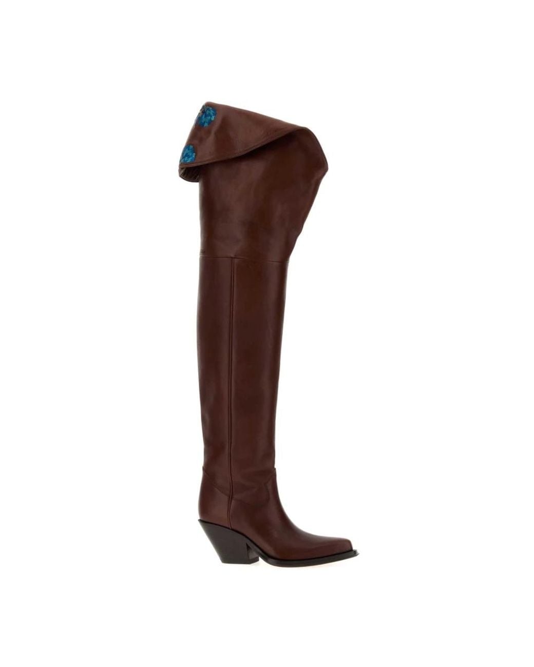 Chloé Brown Over-The-Knee Boots