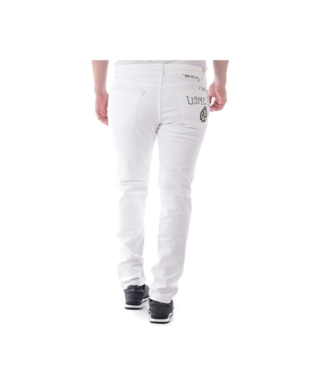 Daniele Alessandrini Gray Slim Fit Jeans for men