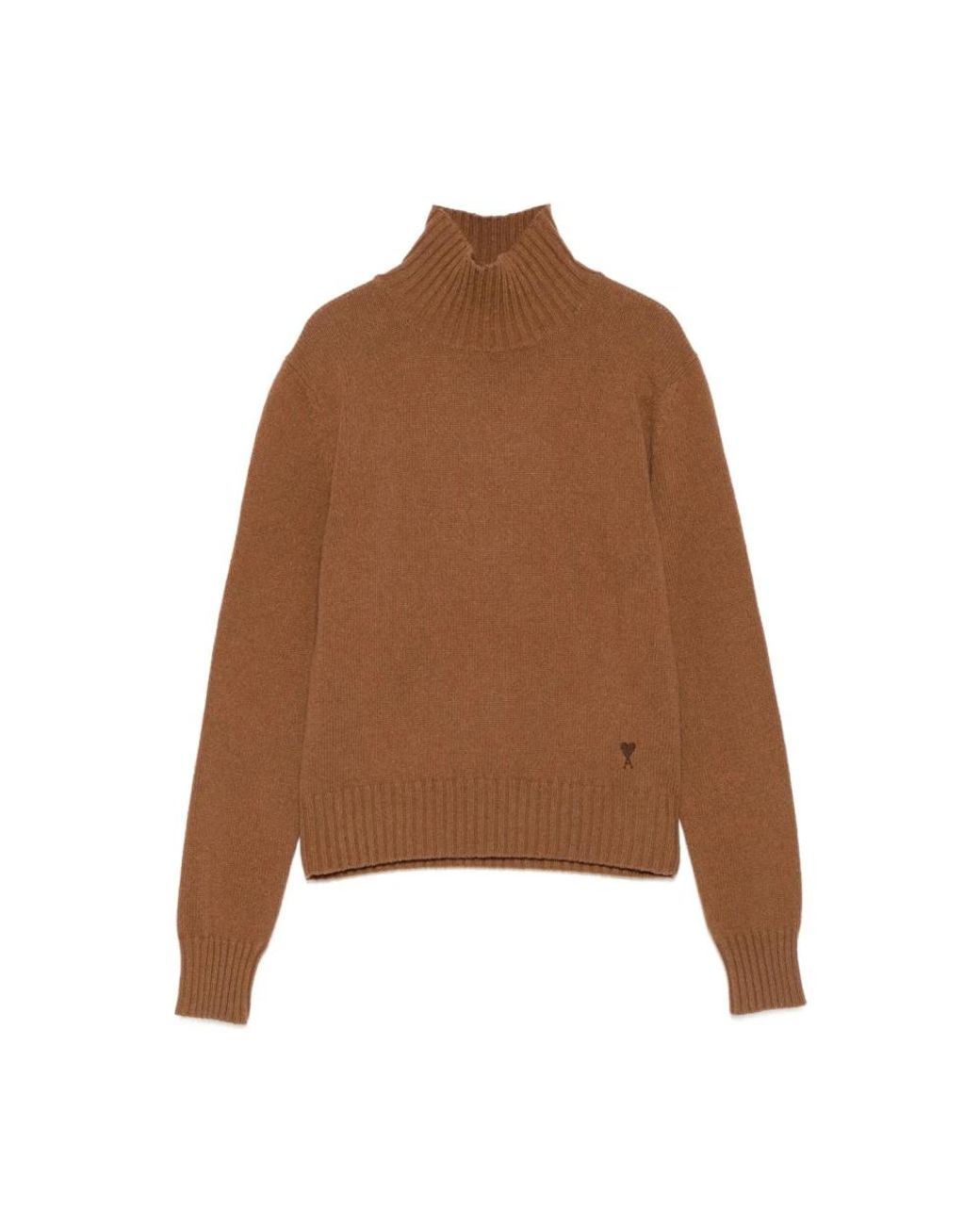 AMI Truien & Vesten ,Bruin ,Bruine Sweater Collectie in het Brown