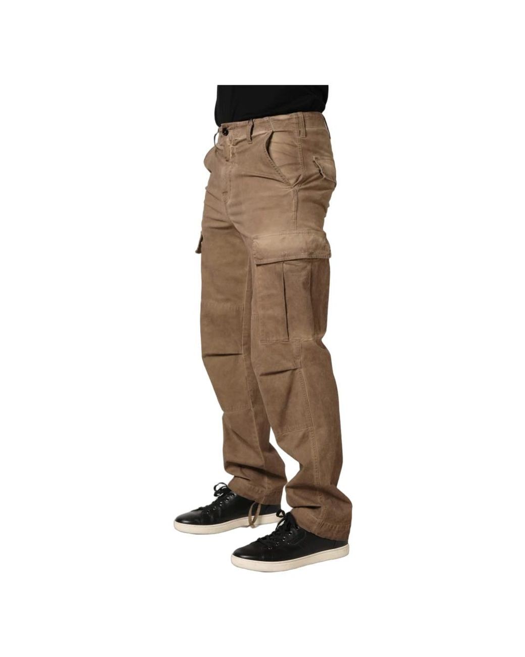Dolce & Gabbana Gray Straight Trousers for men