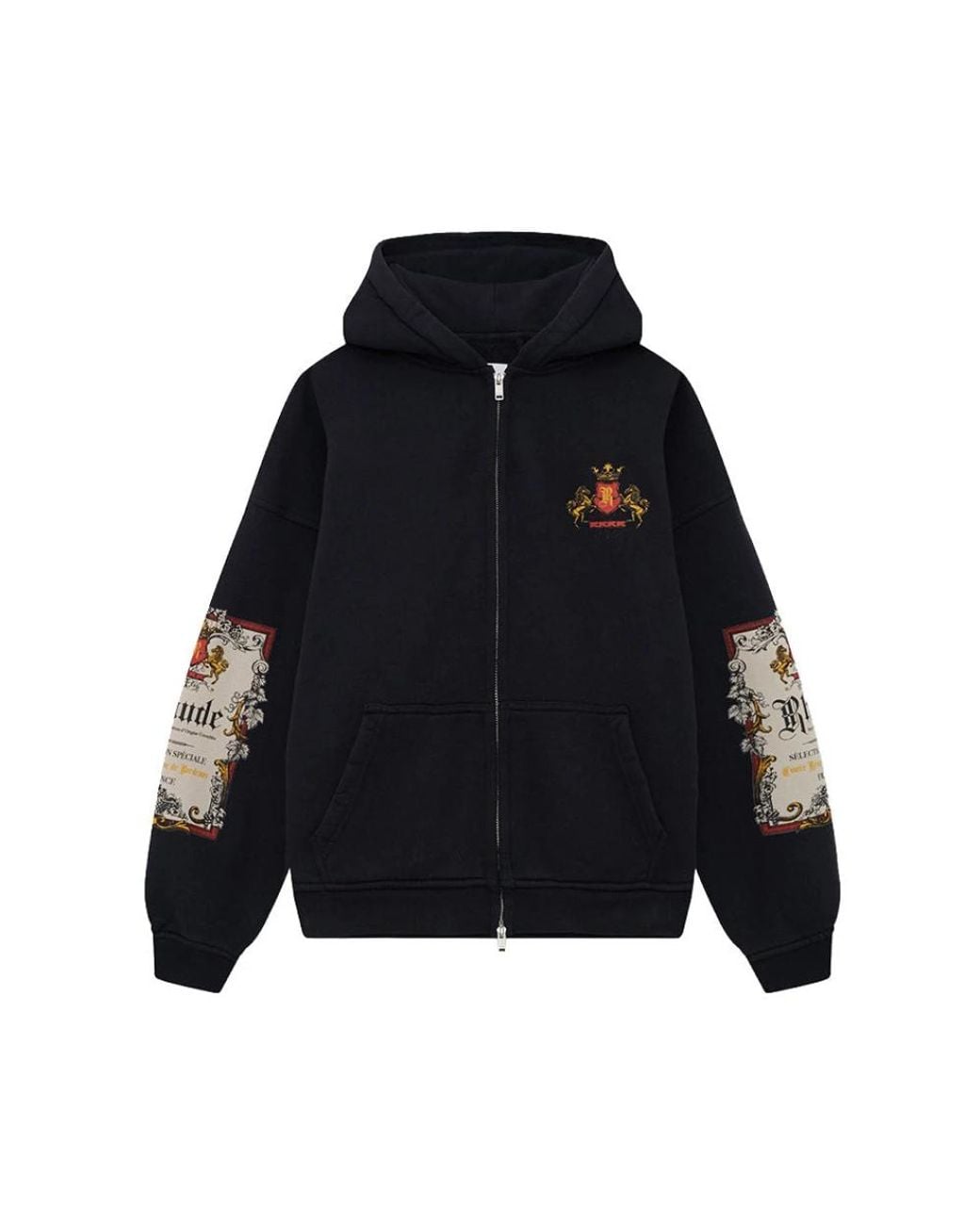Rhude Blue Zip-Throughs for men
