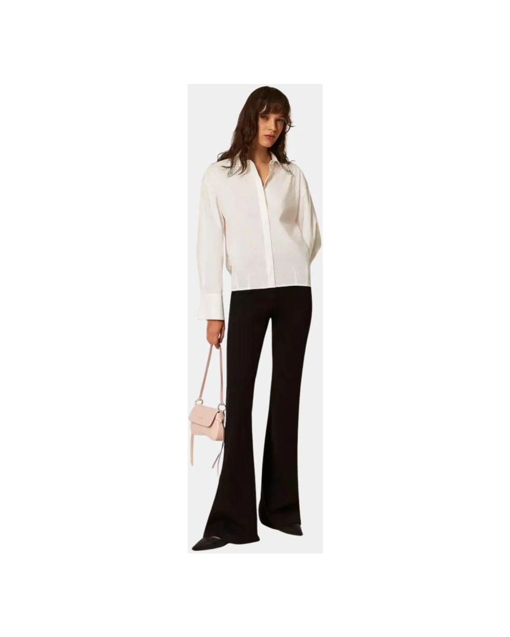 Twinset Black Wide Trousers