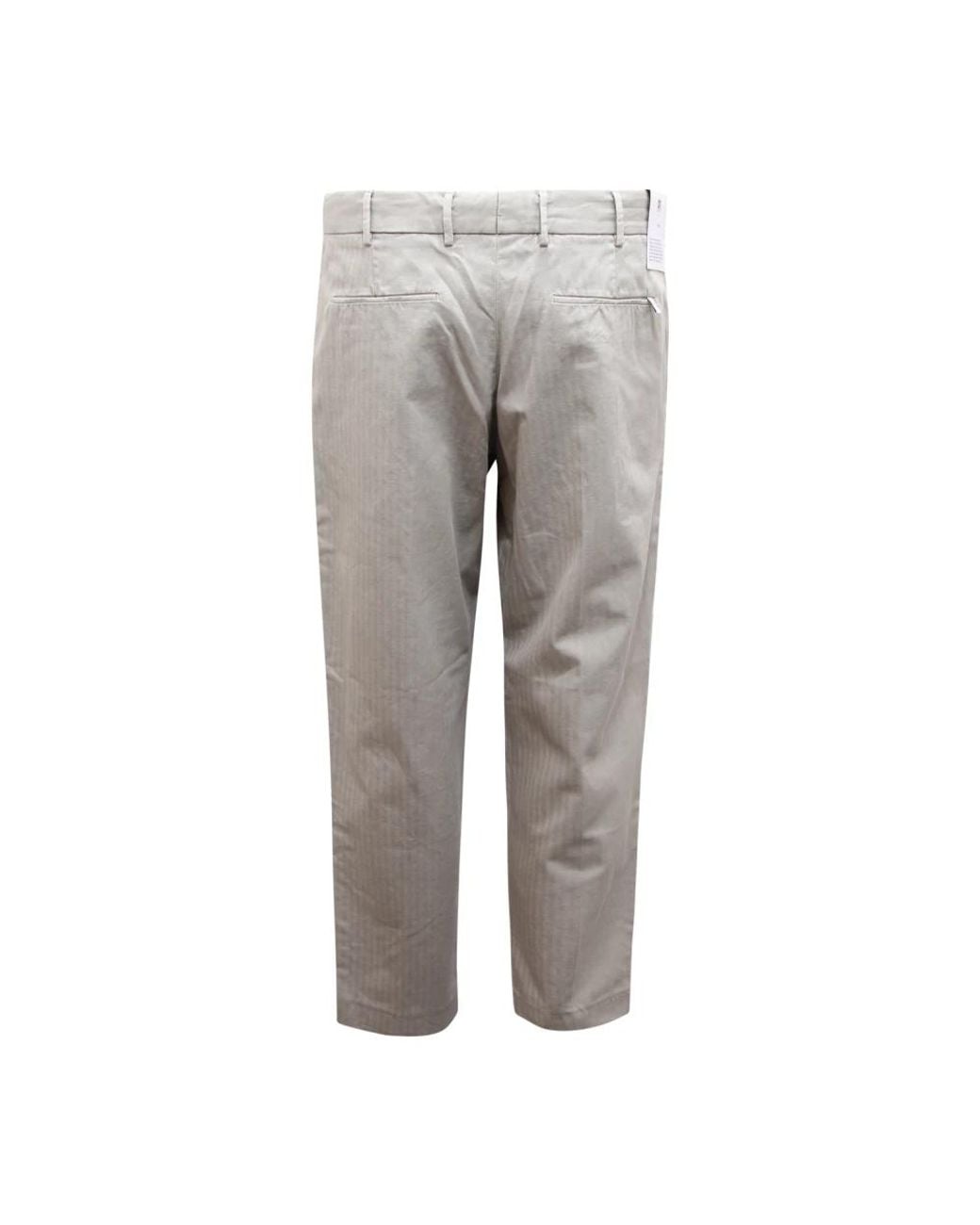 PT01 Gray Slim-Fit Trousers for men