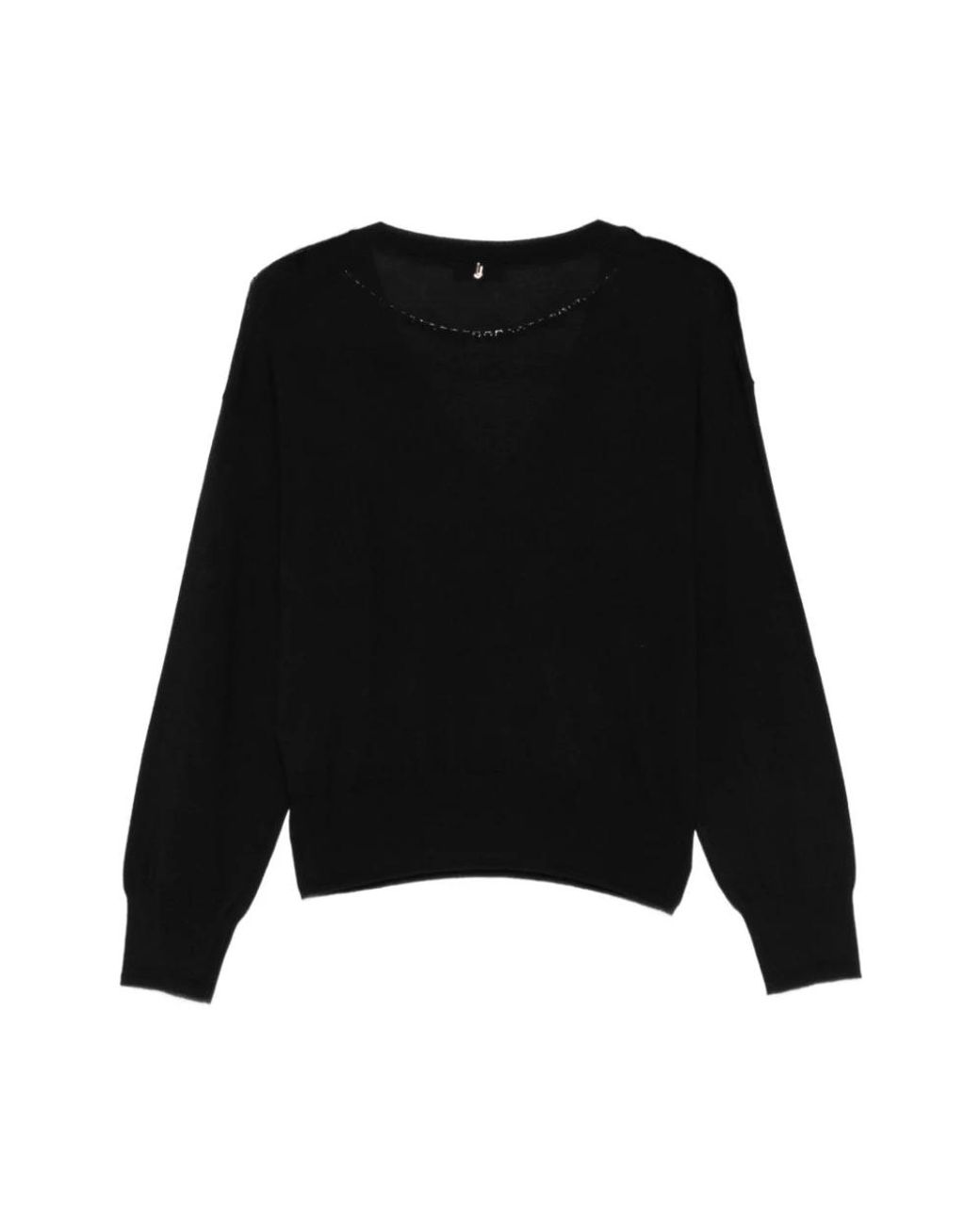Liu Jo Black V-Neck Knitwear
