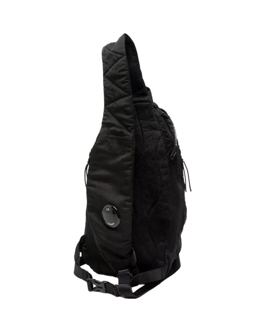 C P Company Black Cross Body Bags for men
