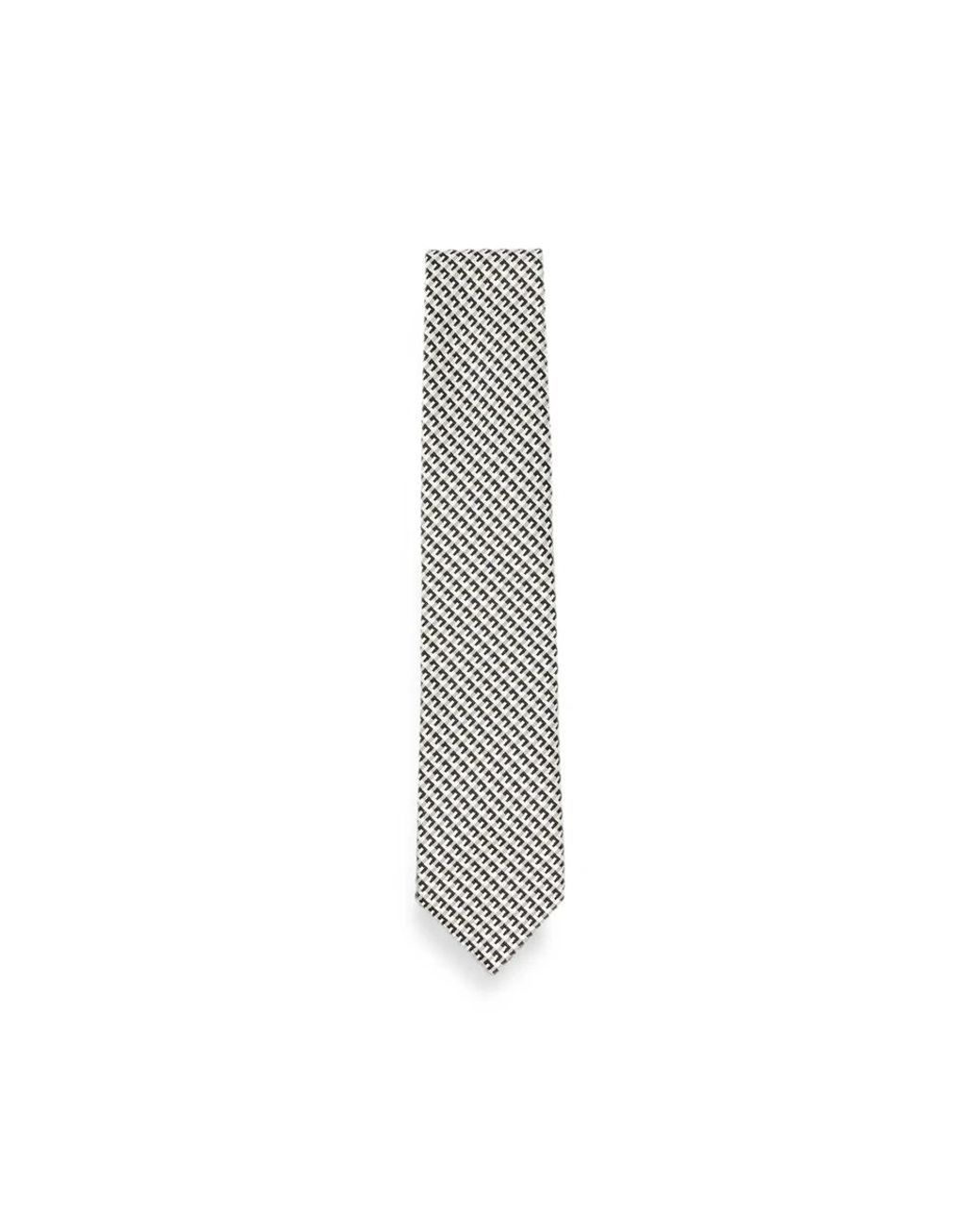 Tom Ford Accessoires ,Grijs ,Tie S0357 Ste 001 Nnl in het White voor heren