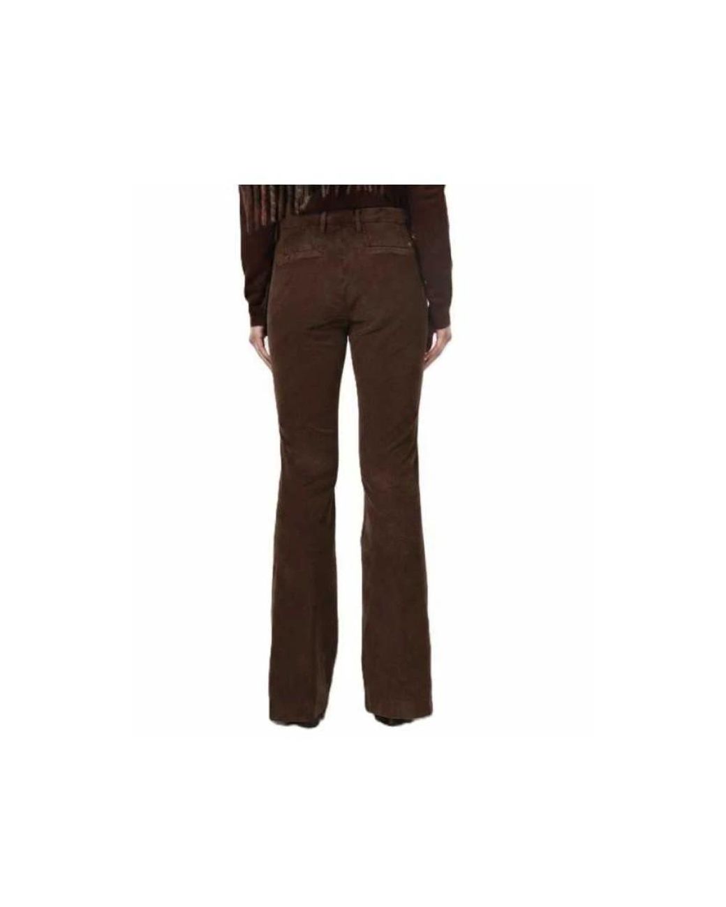 Mason's Brown Wide Trousers
