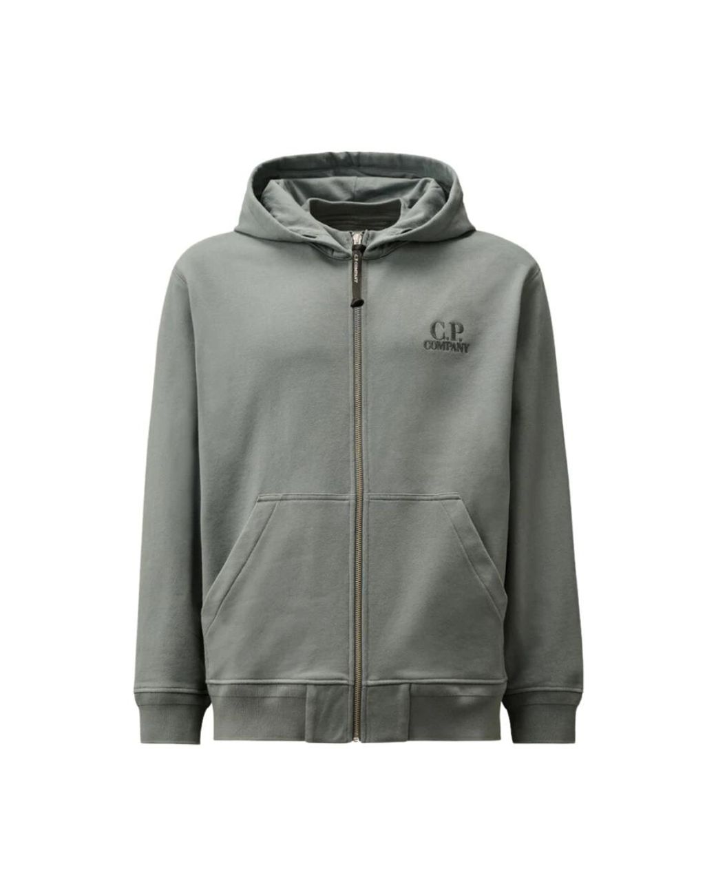 C P Company Gray Zip-Throughs for men