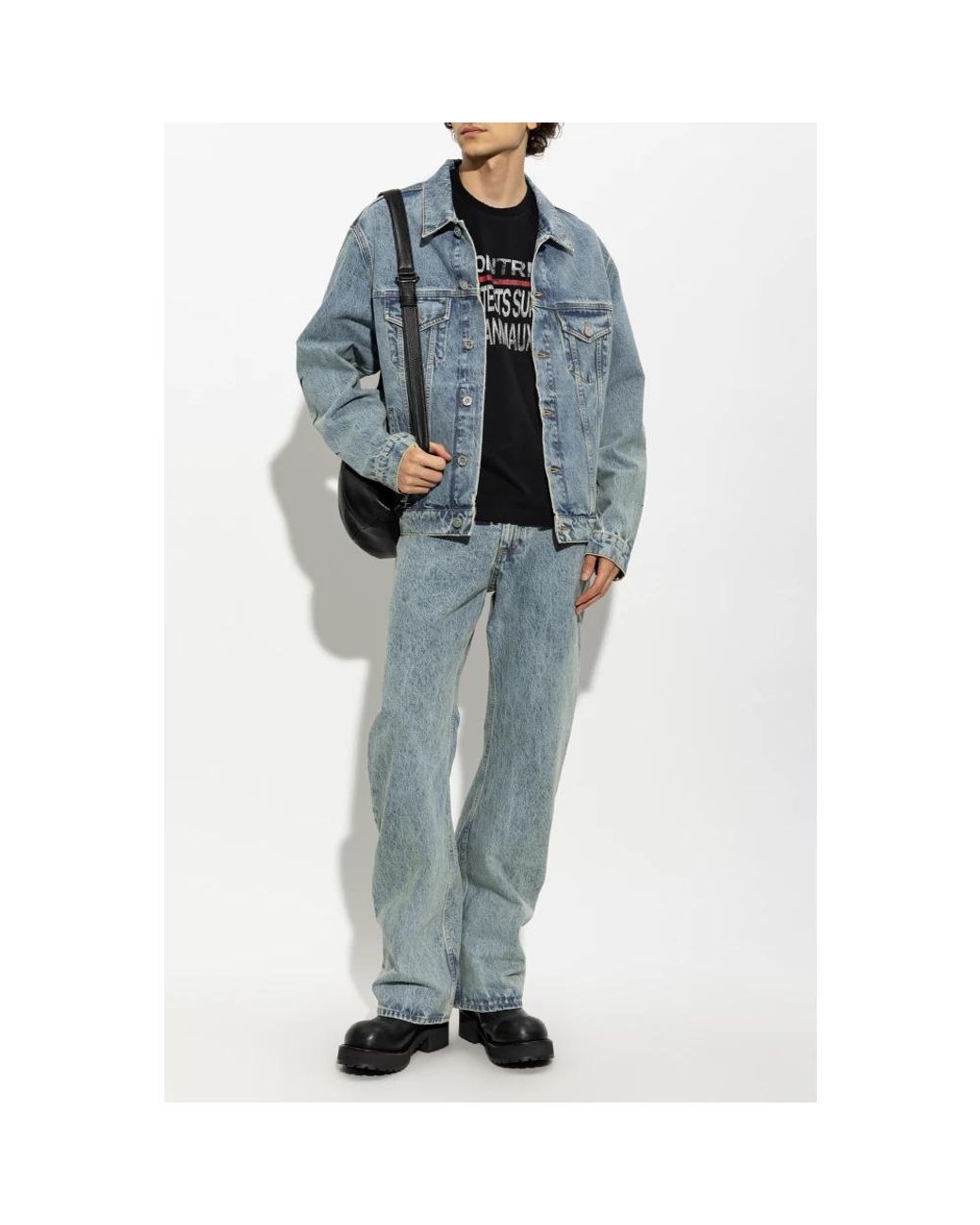 Vetements Blue Straight Fit Jeans for men