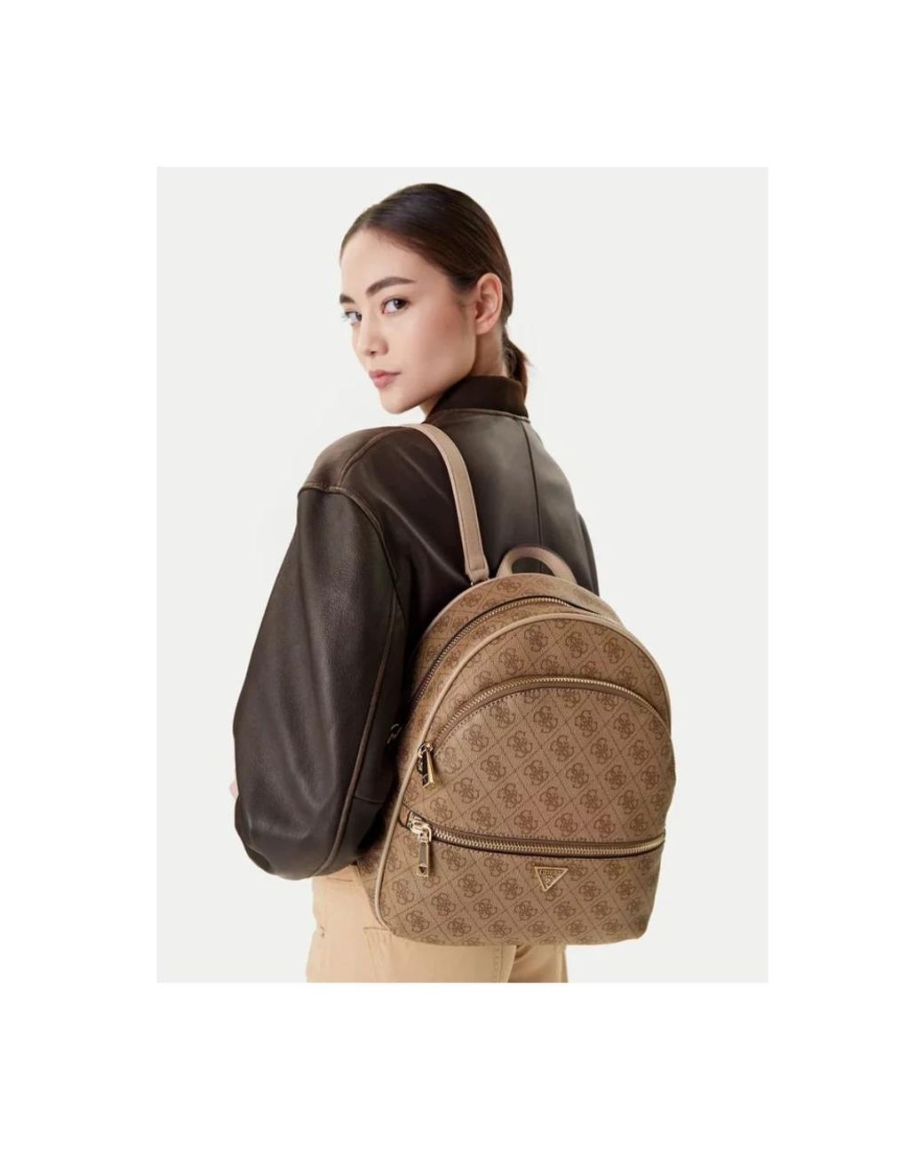 Guess Brown Backpacks