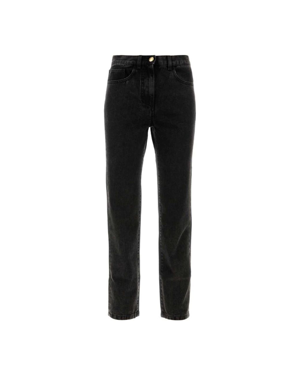 Palm Angels Black Straight Fit Jeans