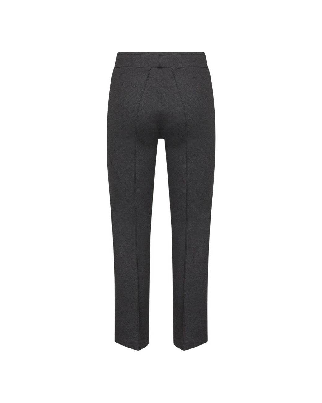 Blanca Vita Gray Cropped Trousers