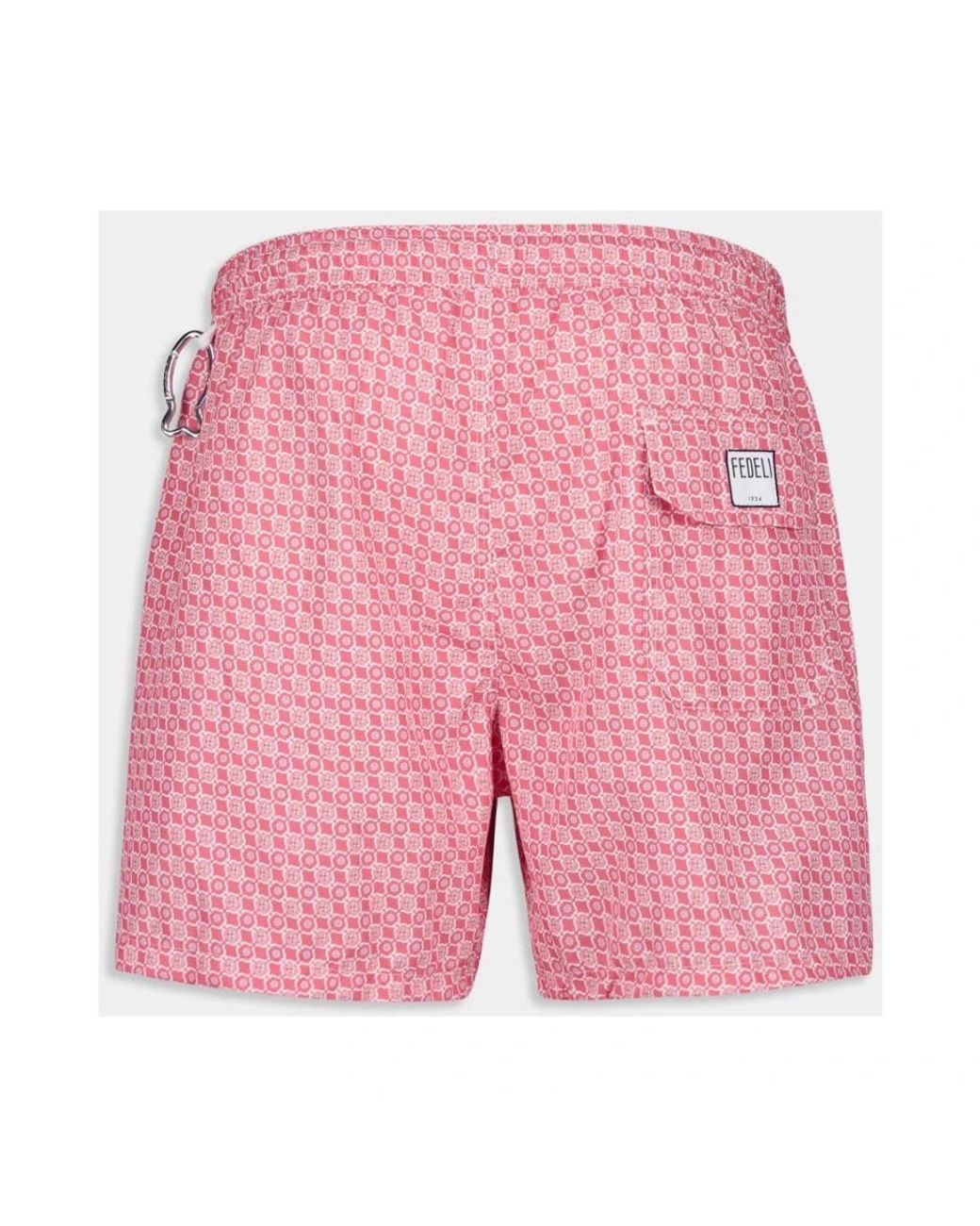Fedeli Pink Beachwear for men