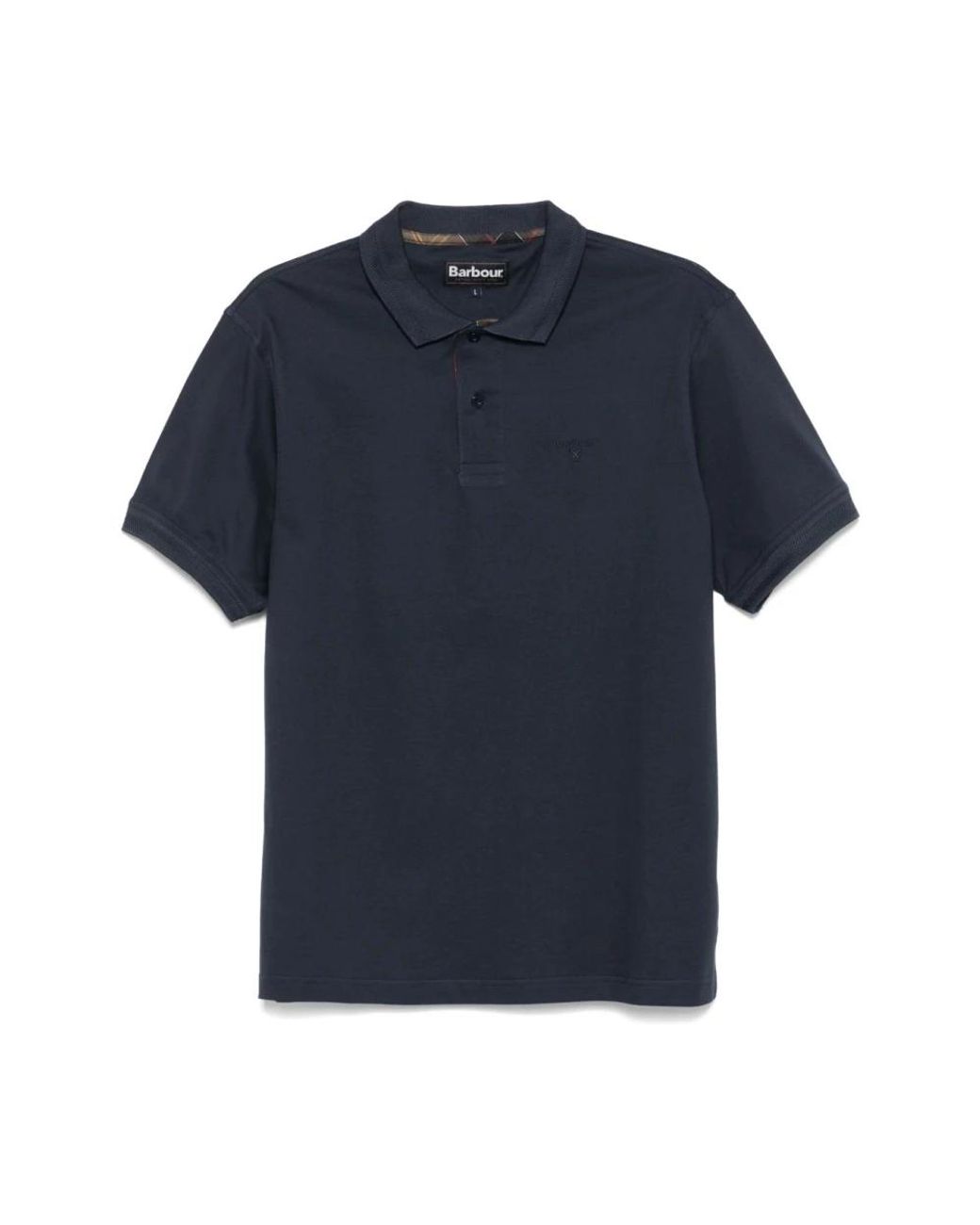 Barbour Tops ,Blauw ,Blauw Poloshirt Met Logo Borduurwerk in het Blue voor heren