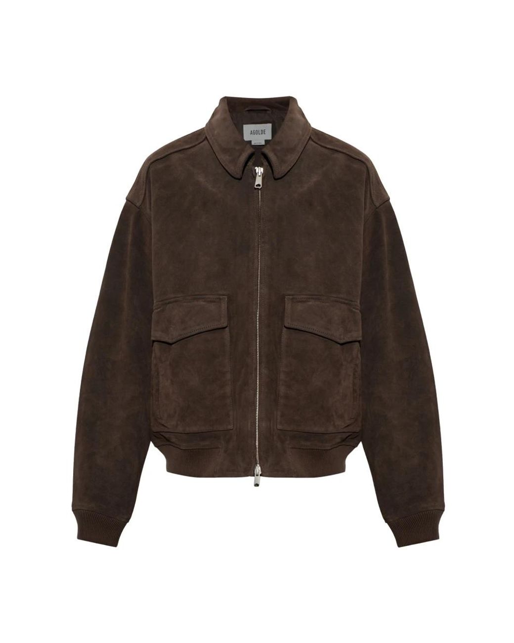Agolde Brown Bomber Jackets for men