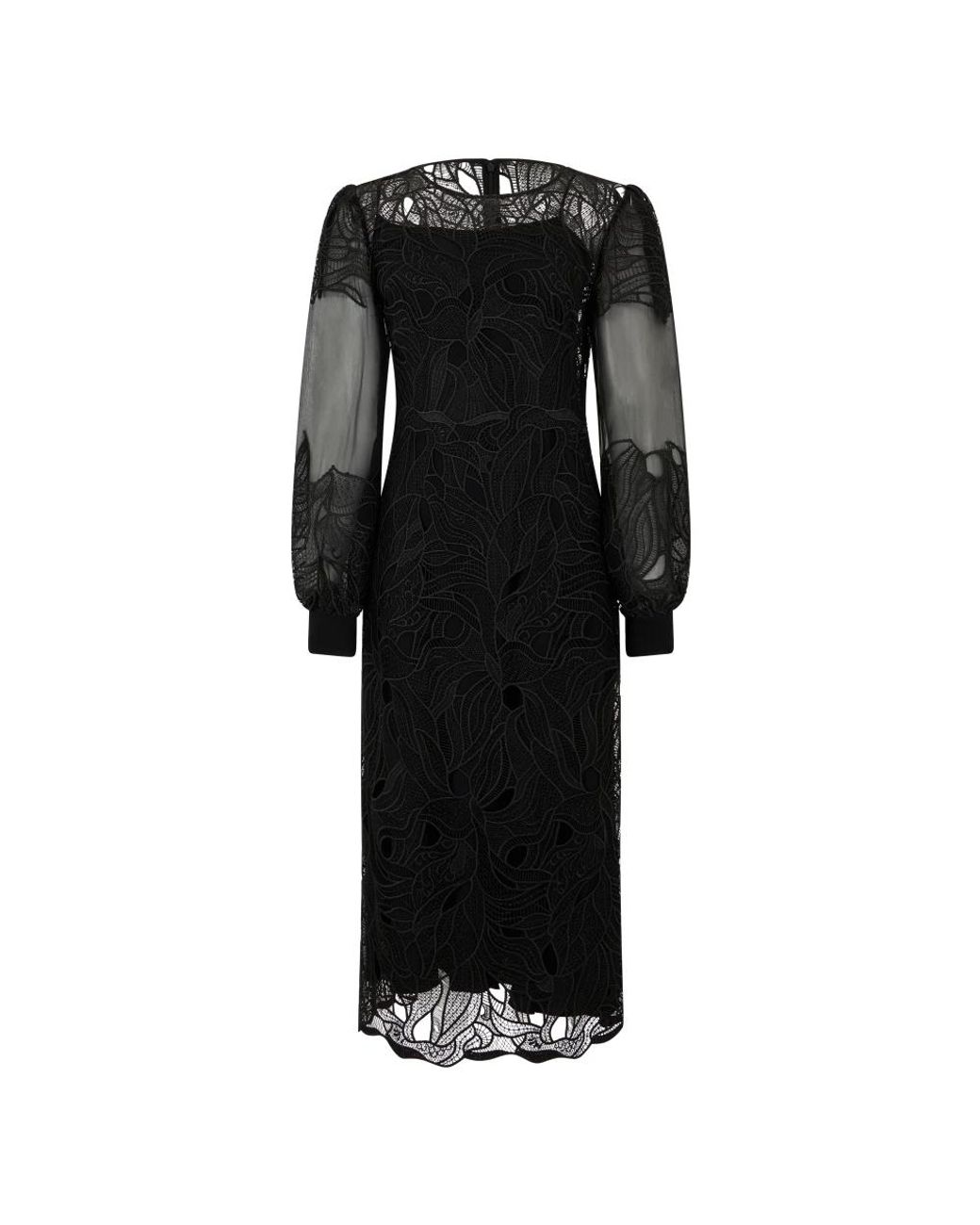 Alberta Ferretti Black Midi Dresses