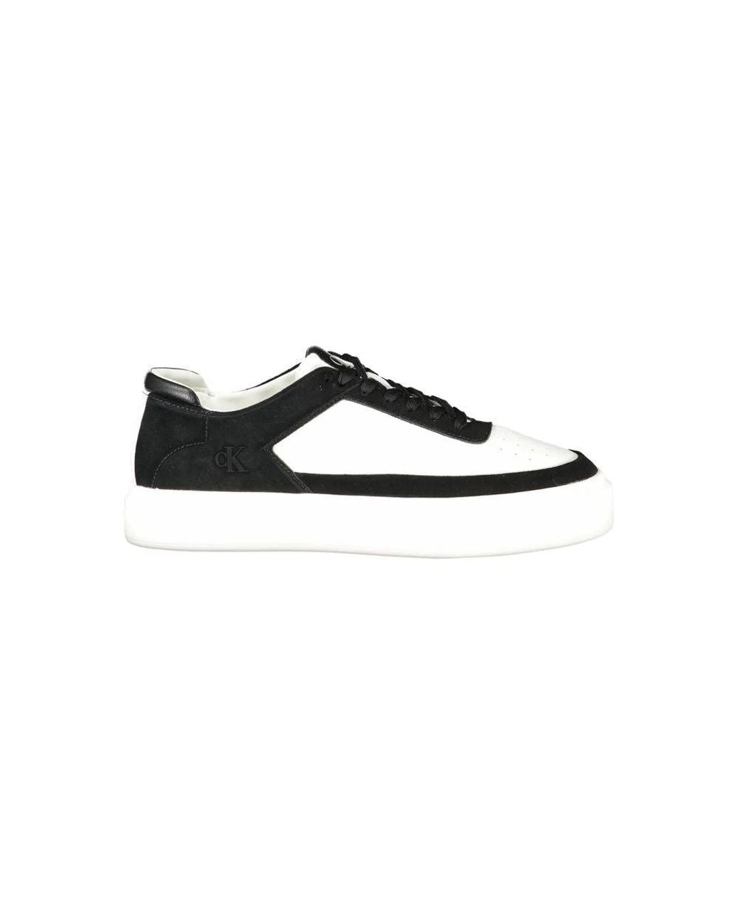 Calvin Klein Polyurethaan Sneaker in het Black voor heren