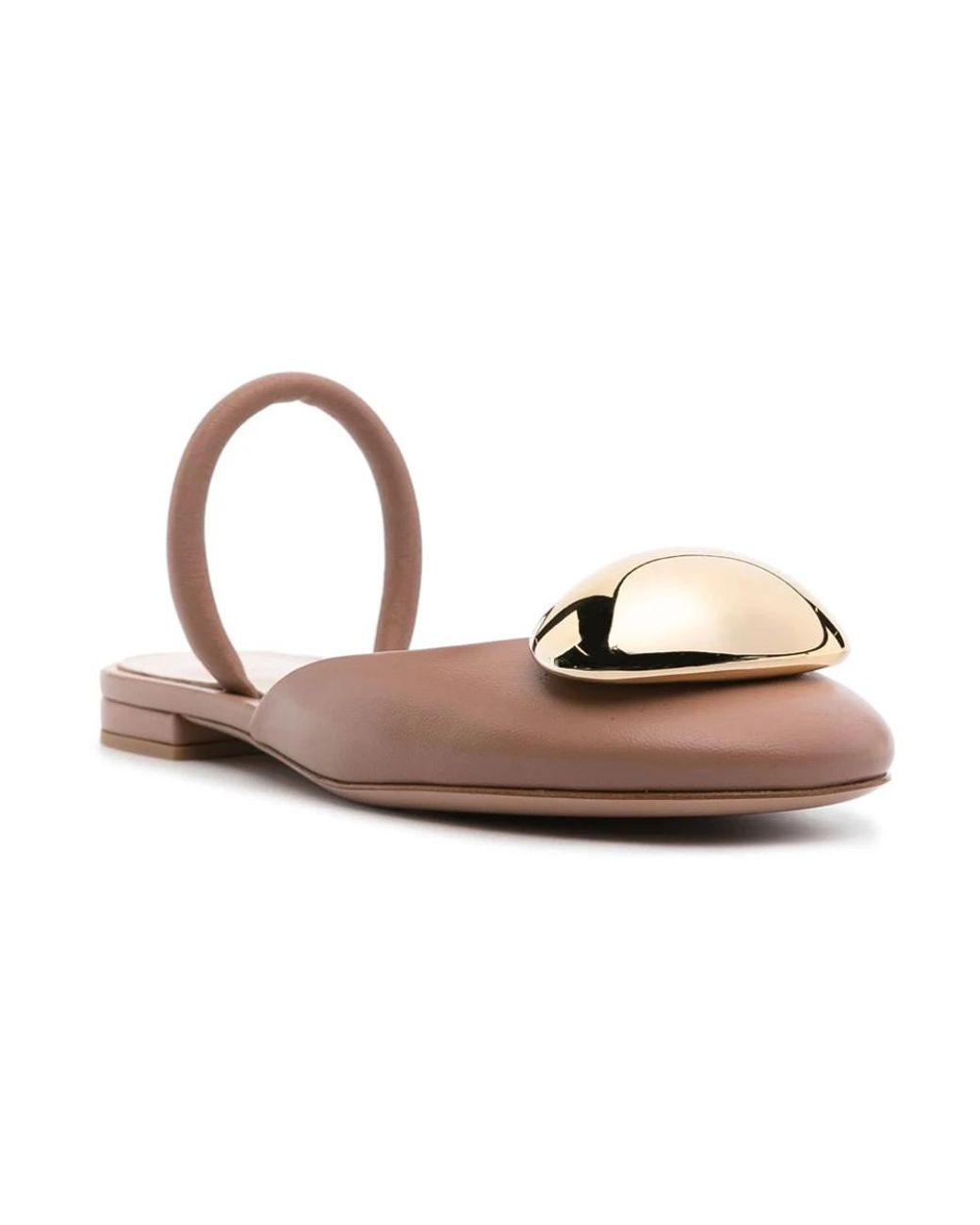 Gianvito Rossi Brown Mules