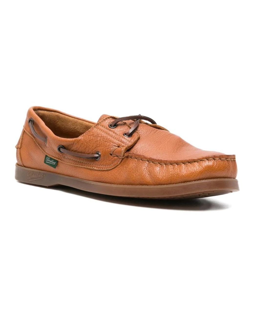Paraboot Brown Boat Shoes for men