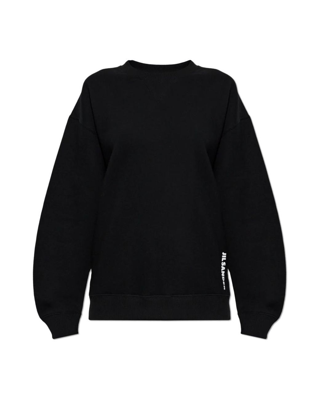 Jil Sander Logo Sweatshirt in het Black