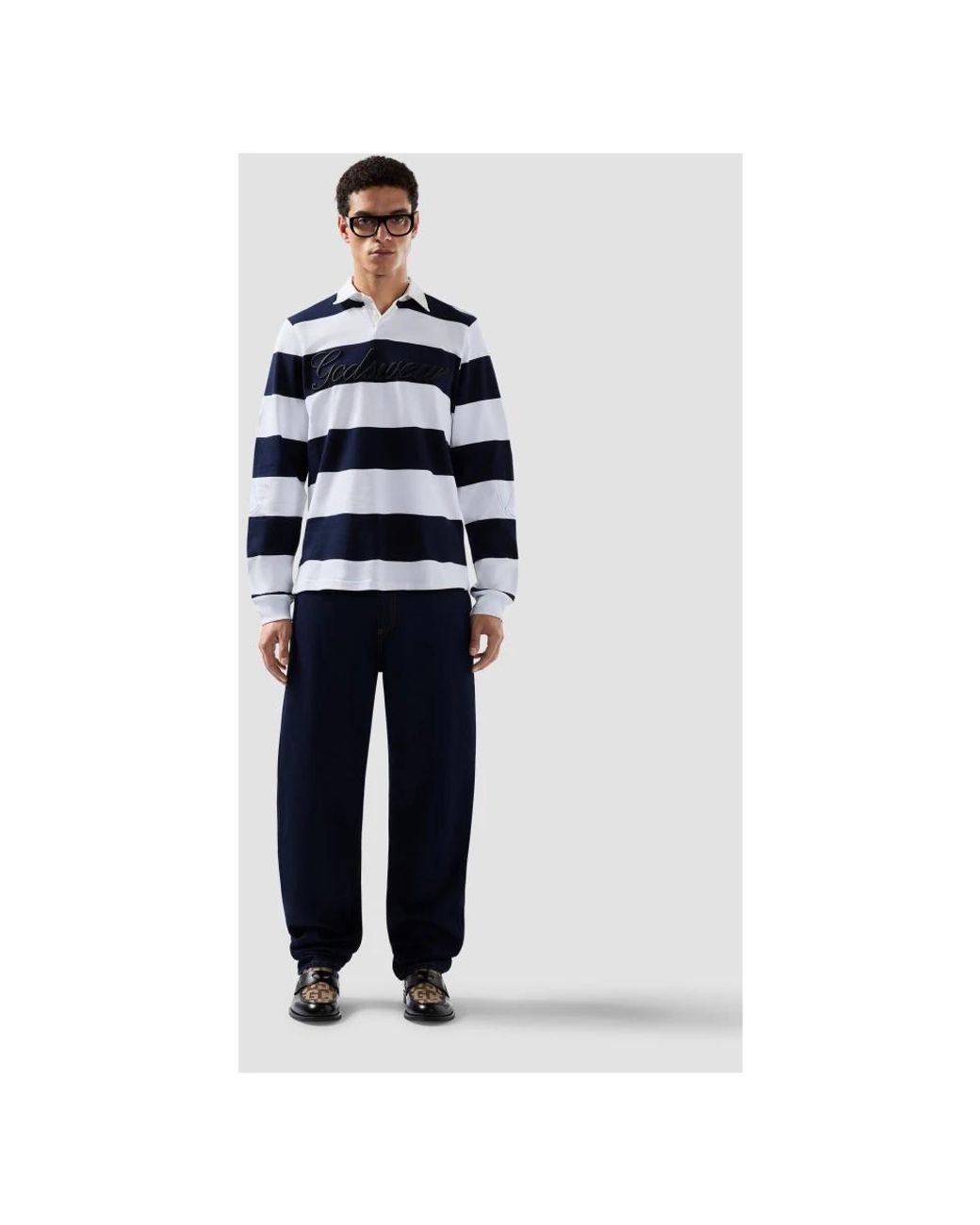 Gcds Blue Straight Fit Jeans for men