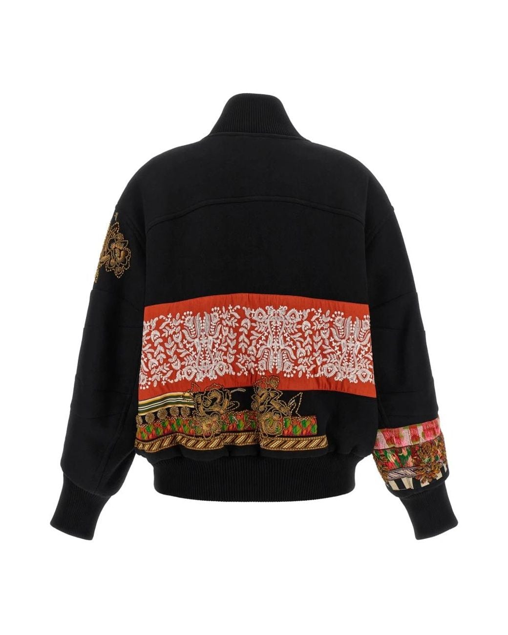 Dries Van Noten Black Bomber Jackets
