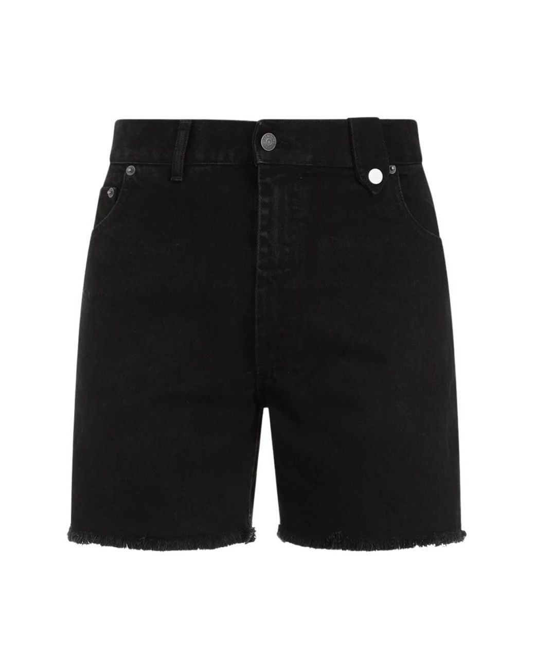 Denim Shorts Egonlab de hombre de color Black