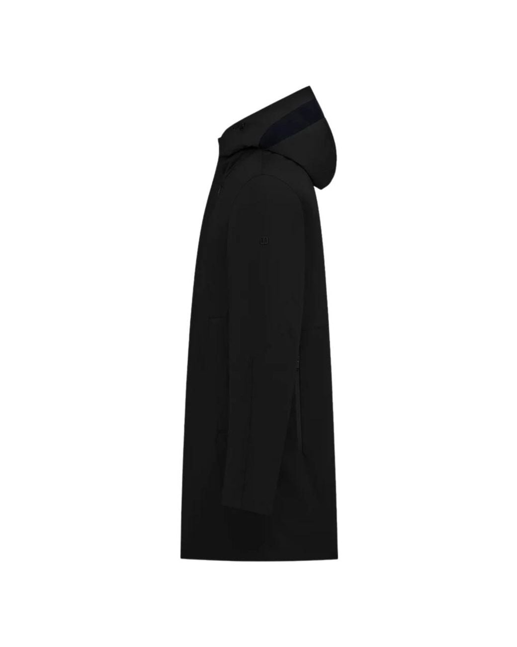 DUNO Black Parkas for men