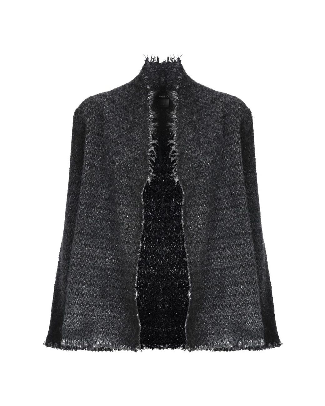 Cardigans Avant Toi en coloris Black