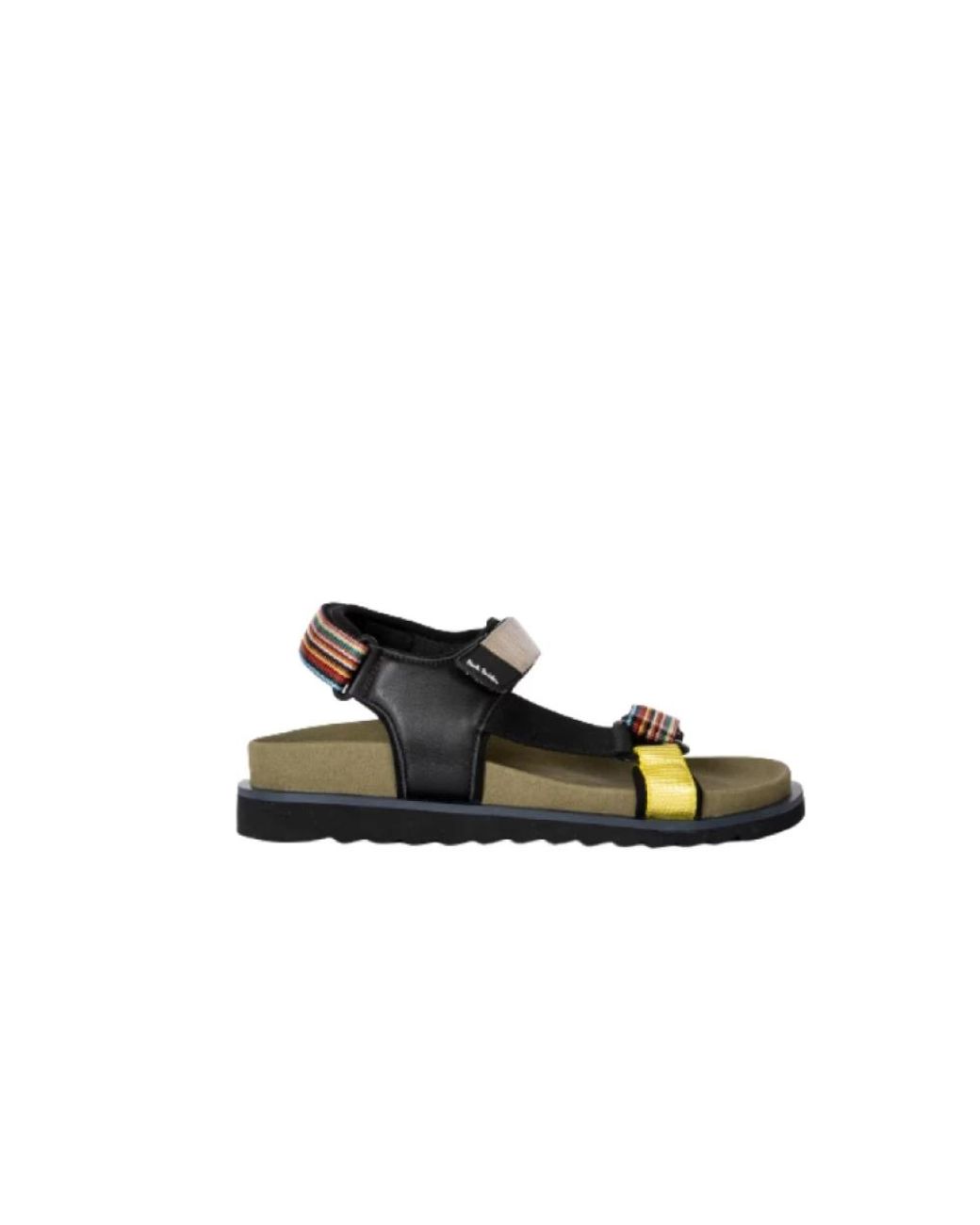 Paul Smith Black Caliban Signature Stripe Sandals for men