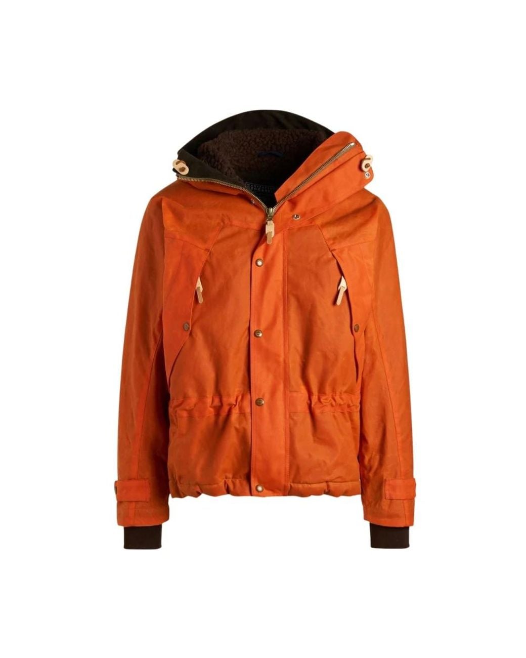 Manifattura Ceccarelli Orange Winter Jackets