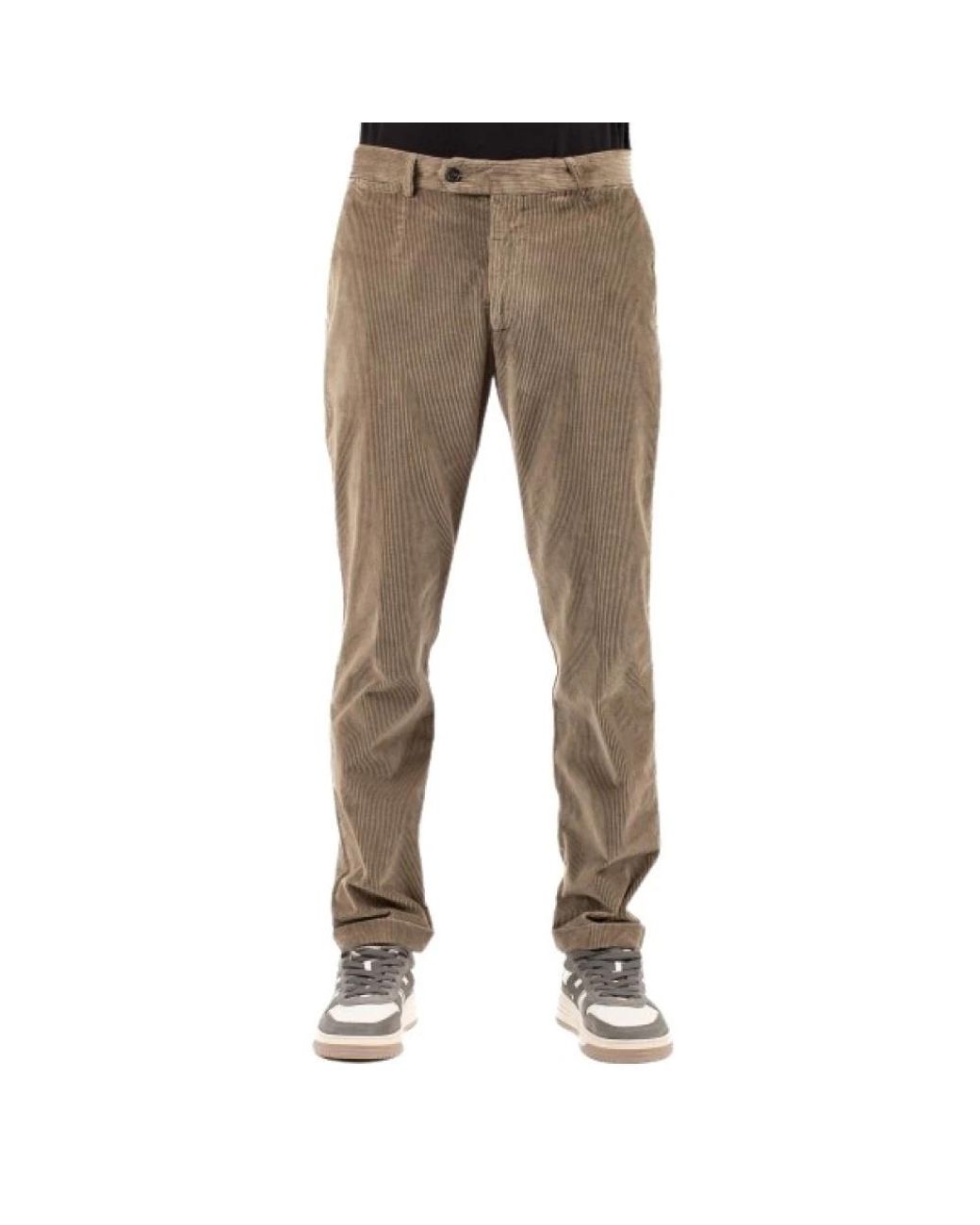Berwich Natural Straight Trousers for men
