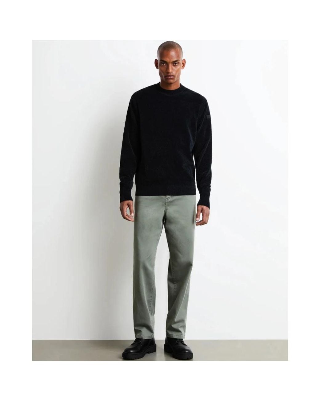Rrd Black Round-Neck Knitwear for men